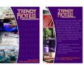 Flyer, (Toegangs)Kaart # 3289 voor Ontwerp een aantrekkelijke, stijlvolle en Trendy Flyer voor Trendy Hotels wedstrijd