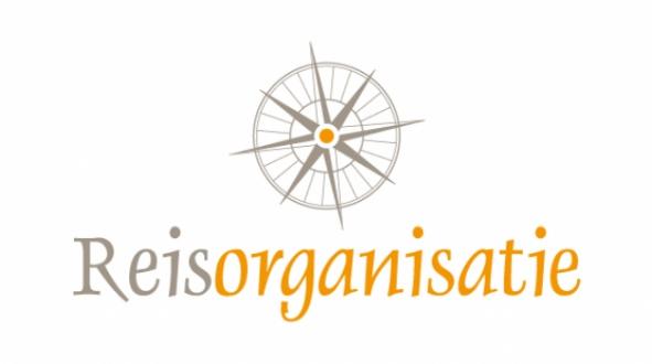 Reisorganisatie in het logo winkel 