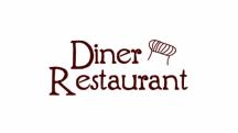 Diner Restaurant in het logo winkel