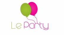 Le Party in het logo winkel