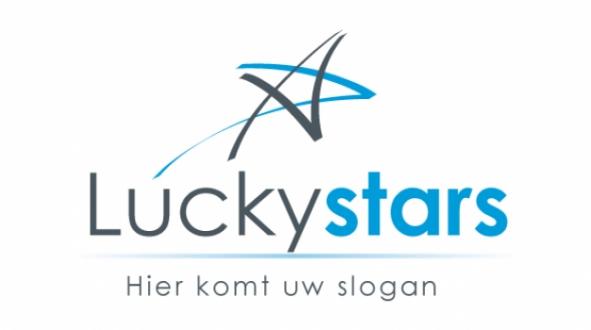 Lucky star in het logo winkel 
