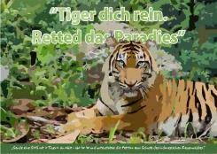 Print-Anzeige  # 342087 für Greenpeace Plakat-Wettbewerb 2014: Sujet für Plakat Kampagne zum Schutz des Sumatra Tigers Wettbewerb