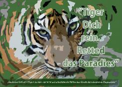 Print-Anzeige  # 342088 für Greenpeace Plakat-Wettbewerb 2014: Sujet für Plakat Kampagne zum Schutz des Sumatra Tigers Wettbewerb