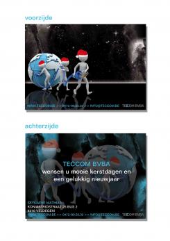 Advertentie, Print # 44854 voor kerstkaart Teccom bvba wedstrijd