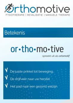 Advertentie, Print # 873788 voor Ontwerp poster met pakkende slogan voor in de wachtkamer van onze nieuwe praktijk voor fysiotherapie genaamd Orthomotive. wedstrijd