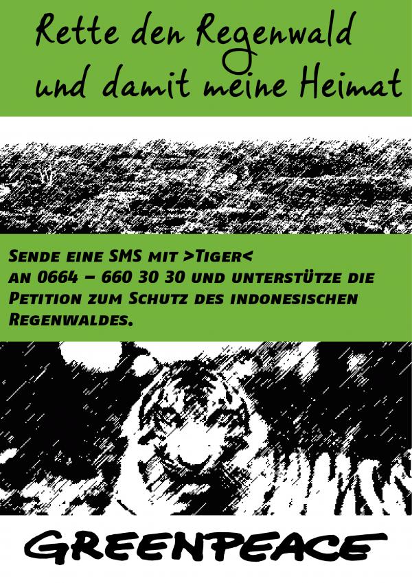 Designs By Bryan Kana Greenpeace Poster Contest 14 Campaign For The Protection Of The Sumatra Tiger