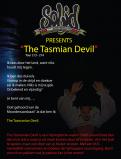 Advertentie, Print # 225592 voor The Tasmanian Devil wedstrijd