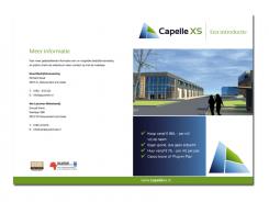 Advertentie, Print # 42784 voor Design verkoopfolder Capelle XS wedstrijd