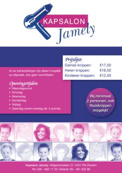 Advertentie, Print # 81252 voor Flyer A4 Voor Kapsalon wedstrijd