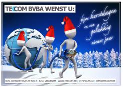 Advertentie, Print # 42735 voor kerstkaart Teccom bvba wedstrijd