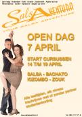 Advertentie, Print # 171154 voor Poster, flyer en website header Salsa dansschool! | Start dansseizoen en open dag in april wedstrijd