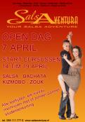 Advertentie, Print # 171123 voor Poster, flyer en website header Salsa dansschool! | Start dansseizoen en open dag in april wedstrijd