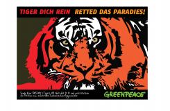 Print-Anzeige  # 342375 für Greenpeace Plakat-Wettbewerb 2014: Sujet für Plakat Kampagne zum Schutz des Sumatra Tigers Wettbewerb