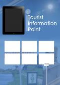 Advertentie, Print # 279993 voor Toerisme Informatie Punt op hangbord voor in restaurants,winkels voorzien van IPAD wedstrijd