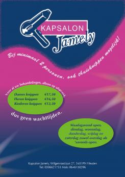 Advertentie, Print # 81382 voor Flyer A4 Voor Kapsalon wedstrijd