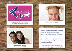 Advertentie, Print # 81526 voor Flyer A4 Voor Kapsalon wedstrijd