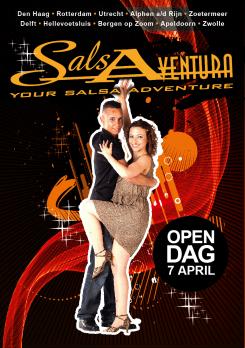 Advertentie, Print # 171789 voor Poster, flyer en website header Salsa dansschool! | Start dansseizoen en open dag in april wedstrijd