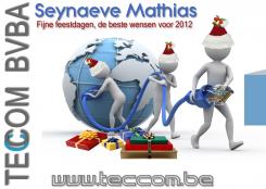 Advertentie, Print # 45199 voor kerstkaart Teccom bvba wedstrijd