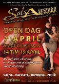 Advertentie, Print # 173842 voor Poster, flyer en website header Salsa dansschool! | Start dansseizoen en open dag in april wedstrijd