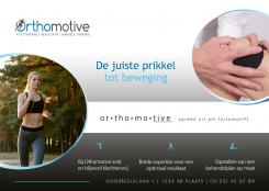 Advertentie, Print # 877661 voor Ontwerp poster met pakkende slogan voor in de wachtkamer van onze nieuwe praktijk voor fysiotherapie genaamd Orthomotive. wedstrijd