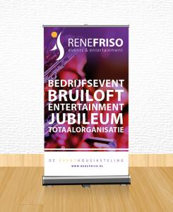 Advertentie, Print # 488204 voor roll up banner voor evenementenbureau wedstrijd