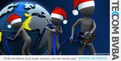 Advertentie, Print # 44000 voor kerstkaart Teccom bvba wedstrijd