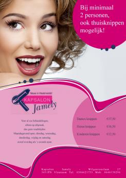 Advertentie, Print # 84030 voor Flyer A4 Voor Kapsalon wedstrijd