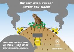 Print ad # 350114 for Greenpeace Poster contest 2014: Campaign for the protection of the Sumatra Tiger contest
