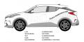 Anderes  # 873097 für Design einer KFZ-Beschriftung, Firmenwerbung auf Toyota C-HR Wettbewerb