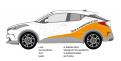 Anderes  # 872663 für Design einer KFZ-Beschriftung, Firmenwerbung auf Toyota C-HR Wettbewerb