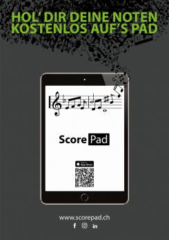 Anderes  # 990286 für Modernes Poster Design  A3   fur eine Musik App zum Aushang in Hochschulen gesucht   damit Studenten wissen  dass sie diese gratis nutzen konnen  Wettbewerb