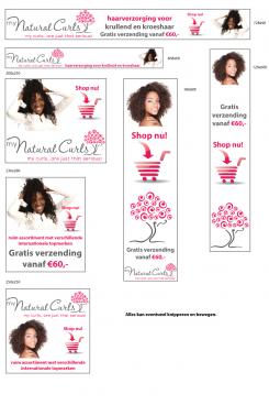 Banner # 277486 for Banner for webshop in natural haircare for curly and coily hair contest