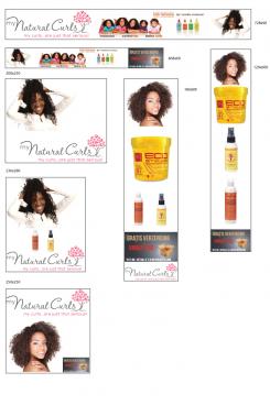 Banner # 276164 for Banner for webshop in natural haircare for curly and coily hair contest