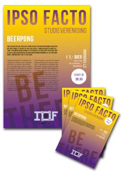 Banner # 570361 for Design a poster template and webbanners for a study association! contest
