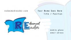 Business card # 588543 for Cool logo and business card for a trendy book site for kids! contest