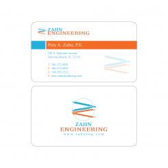 Business card # 584224 for Engineering firm looking for cool, professional business card design contest