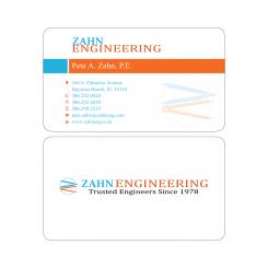 Business card # 584329 for Engineering firm looking for cool, professional business card design contest