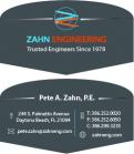 Business card # 583197 for Engineering firm looking for cool, professional business card design contest