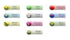Buttons, Icons # 2146 voor 10 Buttons voor Brandsupply wedstrijd