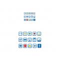 Buttons, Icons # 37718 voor Ontwerp van iconen en markers voor gebruik in navigatiesoftware wedstrijd