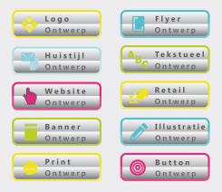Buttons, Icons # 2134 voor 10 Buttons voor Brandsupply wedstrijd