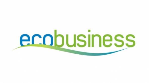 Ecobusiness in het logo winkel 
