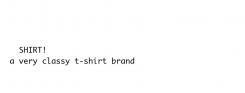 Company name # 679782 for Name for t-shirt and underwear webshop contest