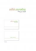 Stationery design # 233660 for New CI for a Counseling practice contest