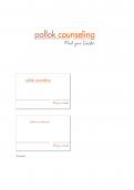 Stationery design # 233719 for New CI for a Counseling practice contest