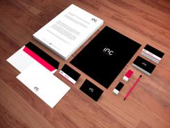 Stationery design # 838260 for Wanted: contemporary black & white logo design for INC-Brand Development! contest