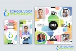 Huisstijl # 1278929 voor Logo  beeldmerk en social grid opzet School voor Communicatie wedstrijd