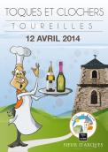 Flyer, tickets # 211141 for Poster  for the 25th edition of Toques and Clochers - International event in the world of wine and gastronomy contest