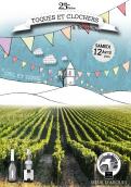 Flyer, tickets # 214669 for Poster  for the 25th edition of Toques and Clochers - International event in the world of wine and gastronomy contest