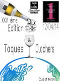 Flyer, tickets # 208420 for Poster  for the 25th edition of Toques and Clochers - International event in the world of wine and gastronomy contest